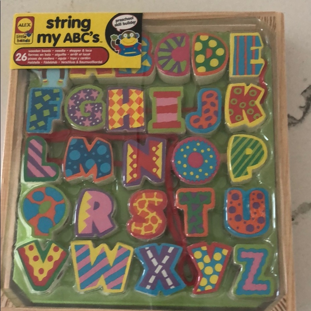Alex little hands string my abc’s